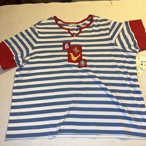 Breckenridge Women's Size 2X T-shirt Crew Neck Short Sleeves Bird NWT